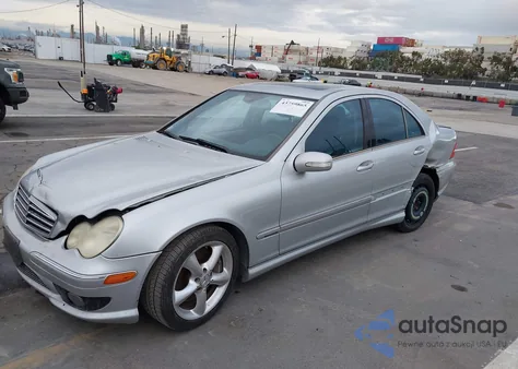 2005 Mercedes-Benz C 230 Kompressor Sport from USA, damaged, VIN WDBRF40J55A714258